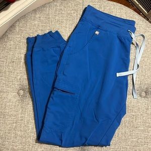 Figs royal blue joggers